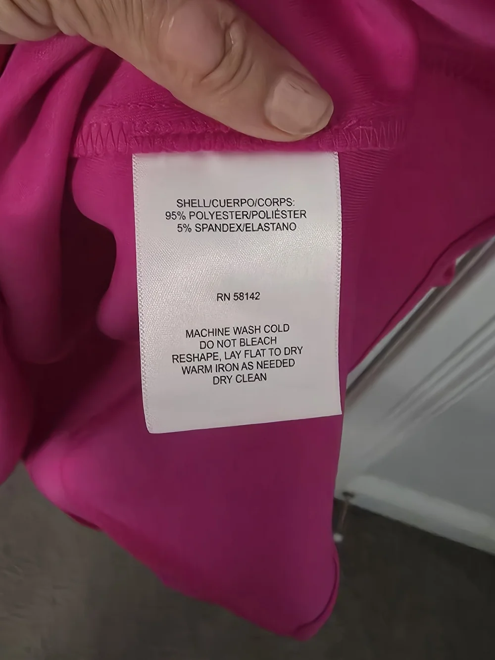 London Times Bright Fuchsia Ruffle Sleeve A-Line Dress